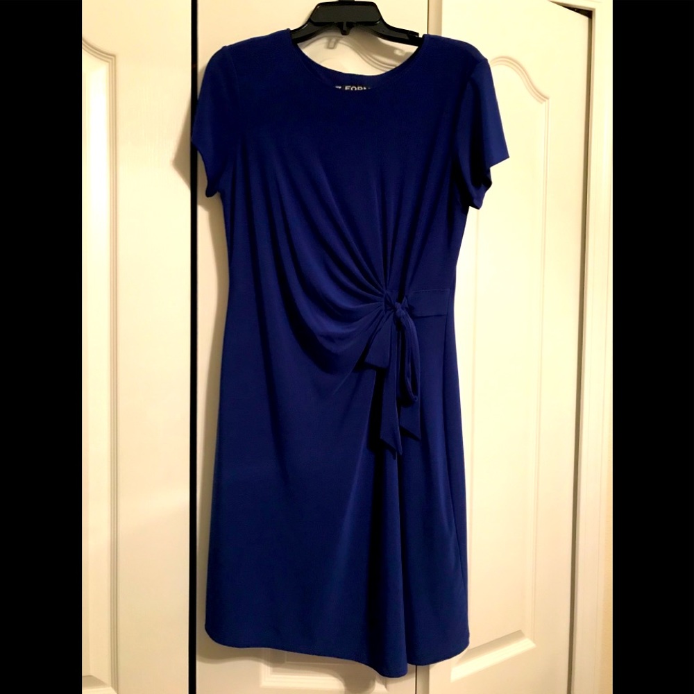 Royal blue Nylon dress